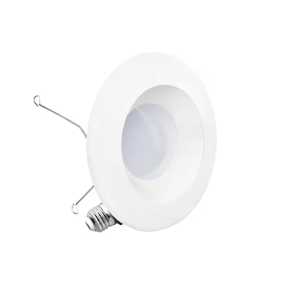 6 In. Wi-Fi Smart 12-Watt 1100 Lumens Thin Recessed Retrofit LED Sleek Series Light Kit/Google, Wet Rated (12-Pack)