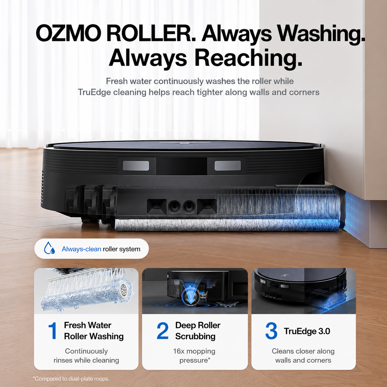 Ecovacs Deebot X12 PRO Omni Robot Vacuum, Focusjet Pre-Spray Roller Mop | 22000Pa BLAST Suction