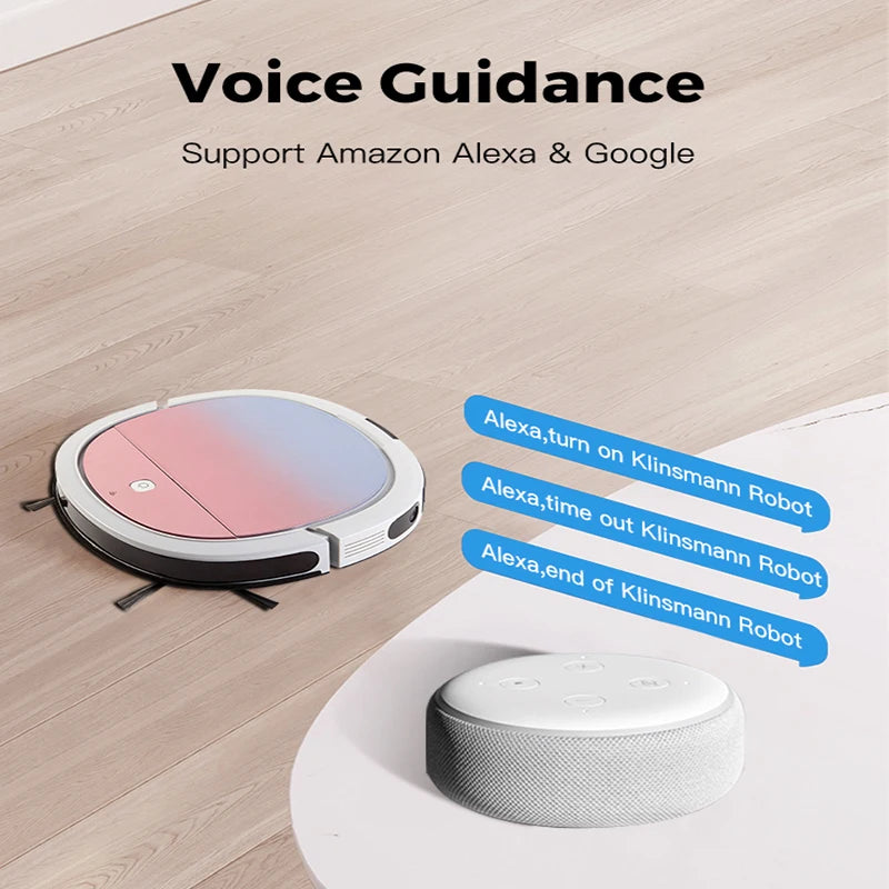 New Smart Robot Vacuum Cleaner Wifi App Control,180Ml Water Tank Home Appliances Electric Cleaning Tools Robotic Vacuum Cleaners
